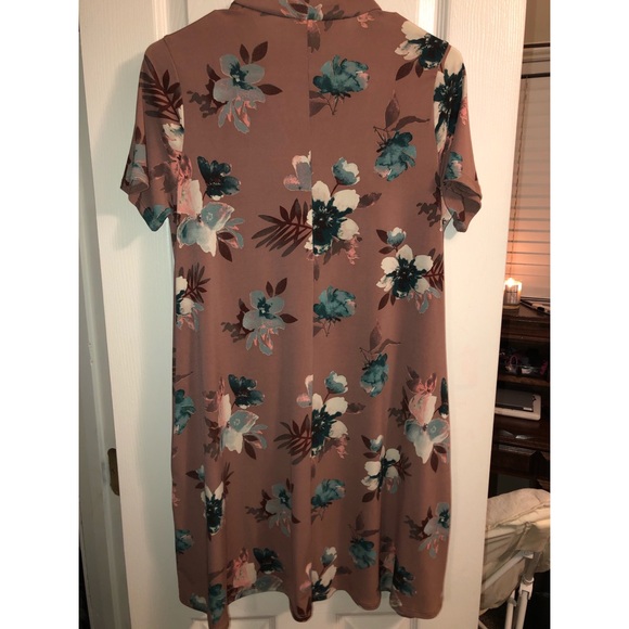 Floral Silk Dress - Picture 2 of 2